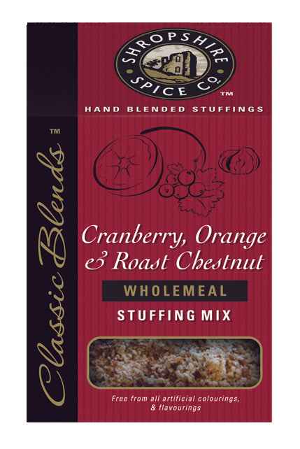 Cranberry, orange & roast chestnut stuffing