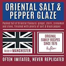 Oriental salt & pepper glaze