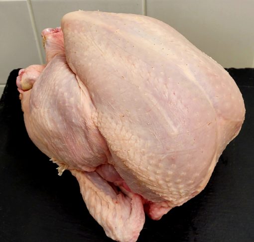 A whole free range chicken
