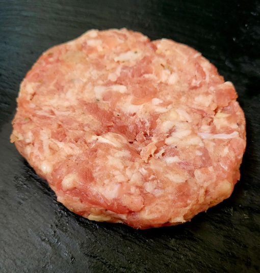 pork & Apple burger